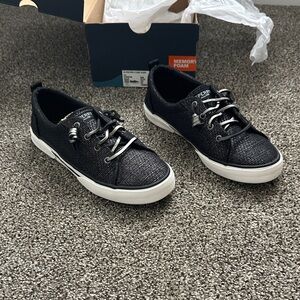 Sperry Charcoal Canvas Shoes